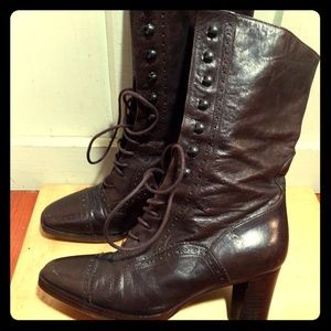 Charles Kammer size 5 lace up boots Victorian
